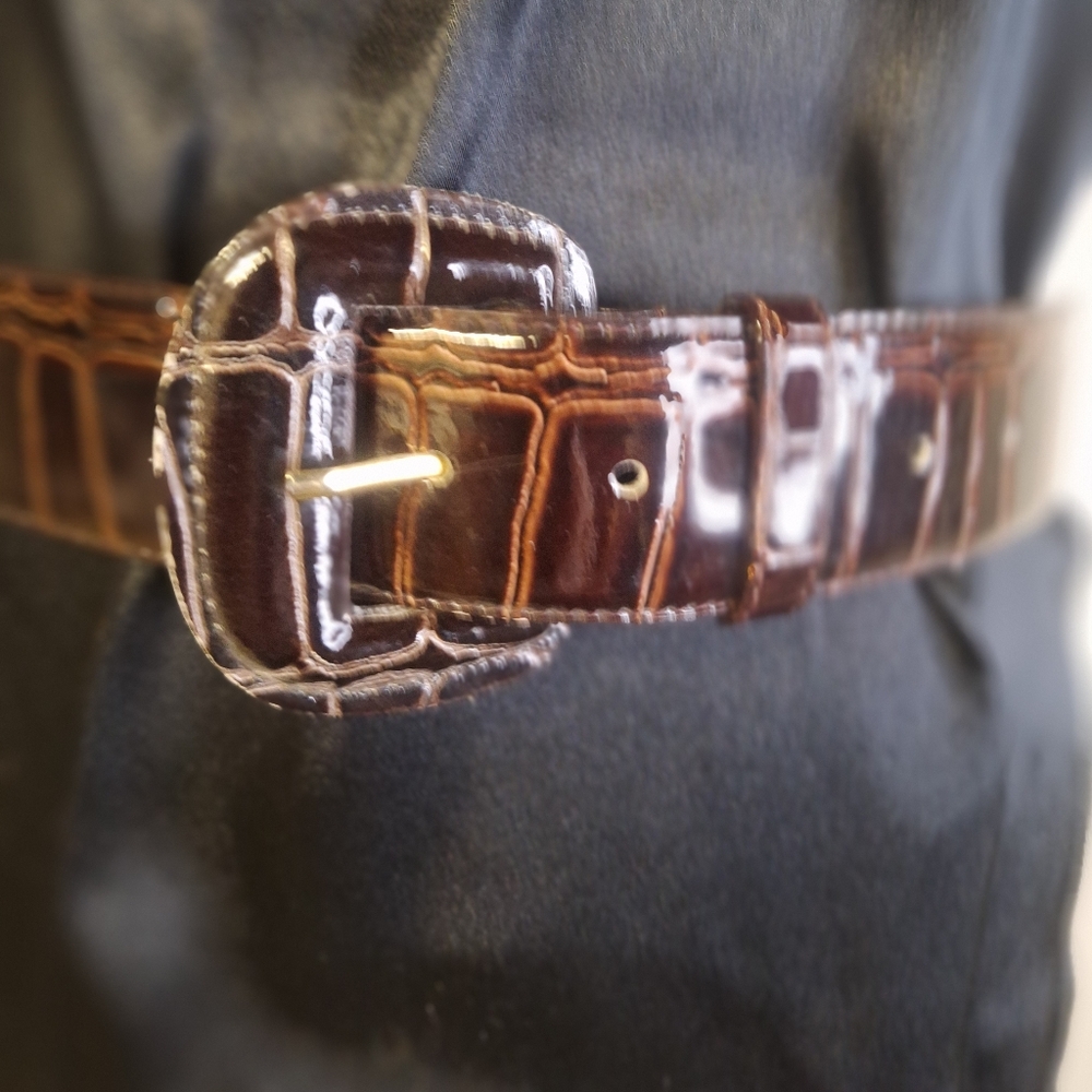 Belto Brown Leather Size 30" to 34"
